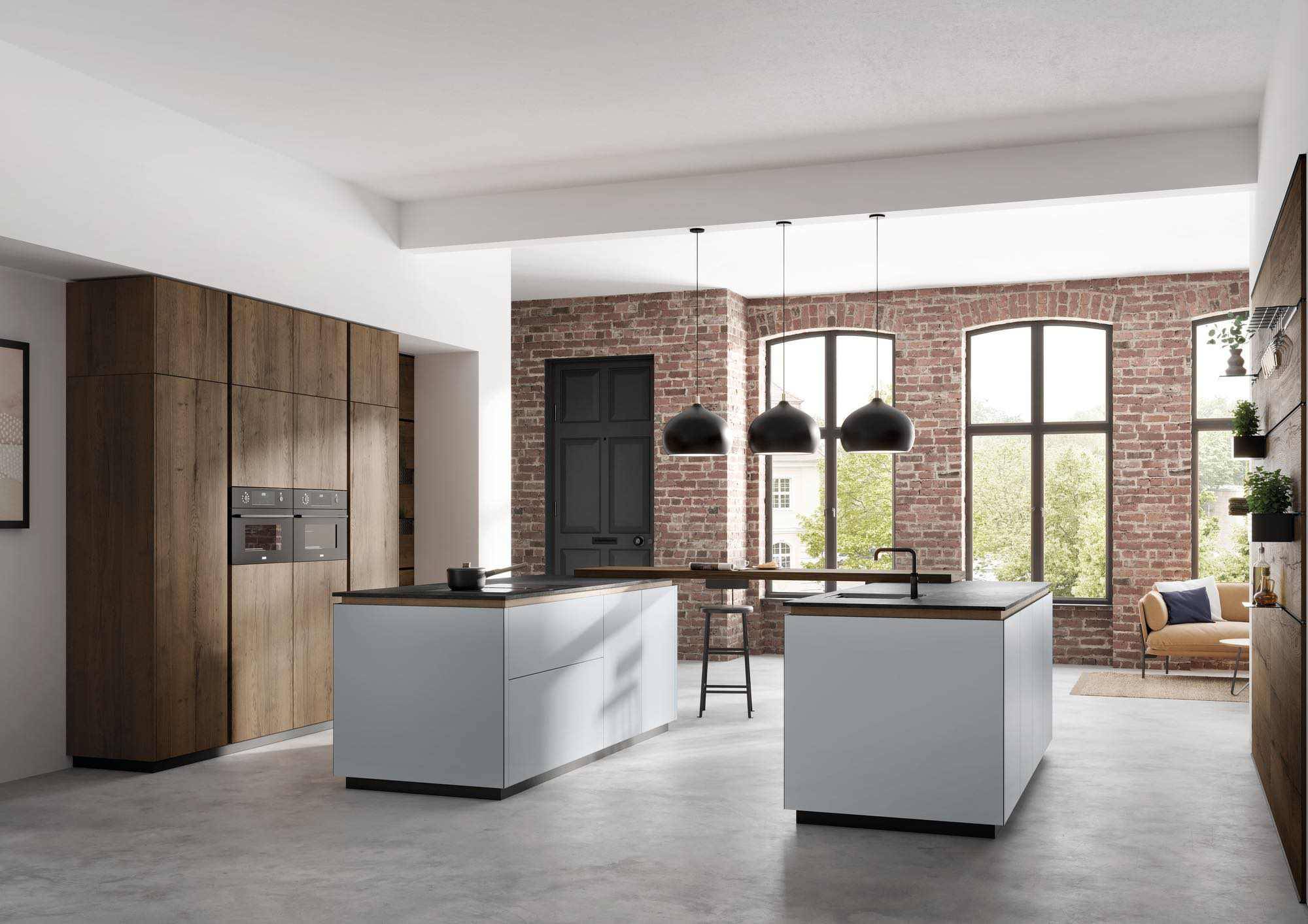 Rotpunkt Handleless Open Plan Kitchen | Kitchens By Design, Herefordshire