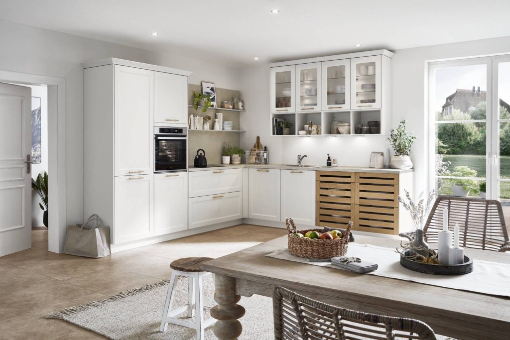 Nobilia Light Shaker Kitchen 1 | German Kitchen Outlet Greenhill, Sheffield
