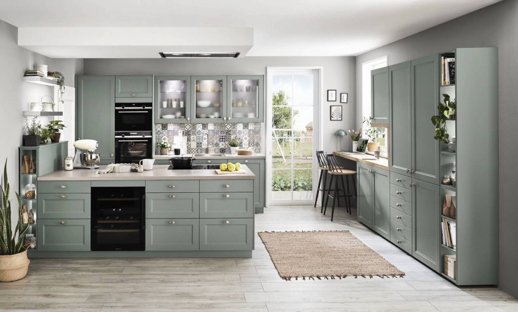 Nobilia Pastel Shaker Kitchen 2 | German Kitchen Outlet Greenhill, Sheffield
