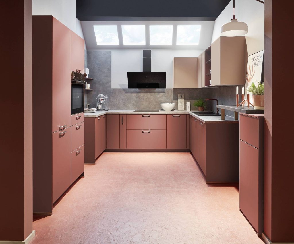 Nobilia Vibrant U Shape Kitchen | German Kitchen Outlet Greenhill, Sheffield