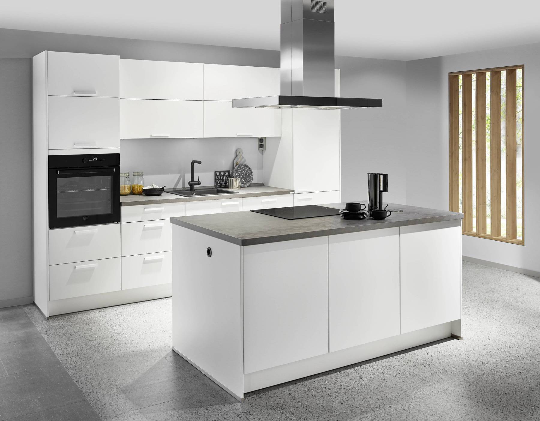 Nobilia Light Island Kitchen | Lead Wolf, Gotham