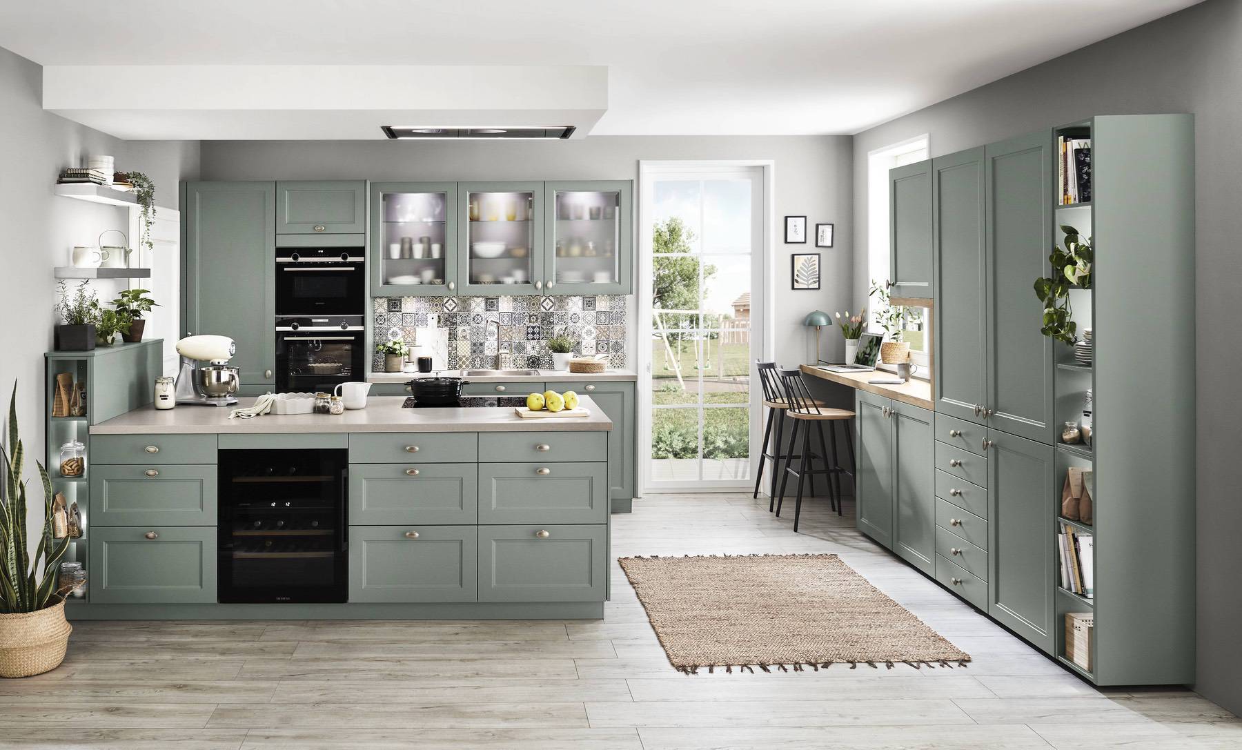 Nobilia Pastel Shaker Kitchen 2 | Lead Wolf, Gotham