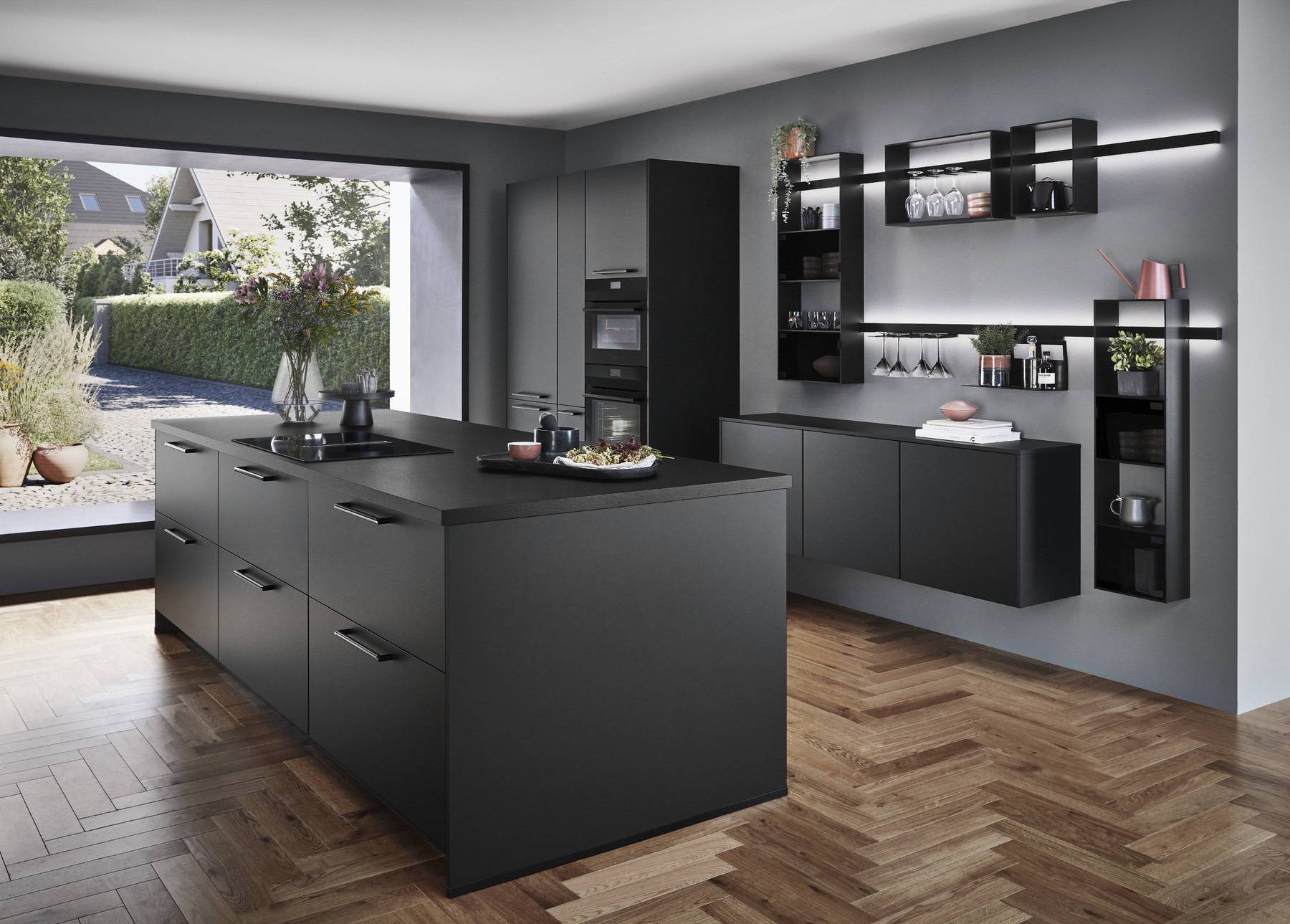 Nobilia Dark Grey Modern | Lead Wolf, Gotham