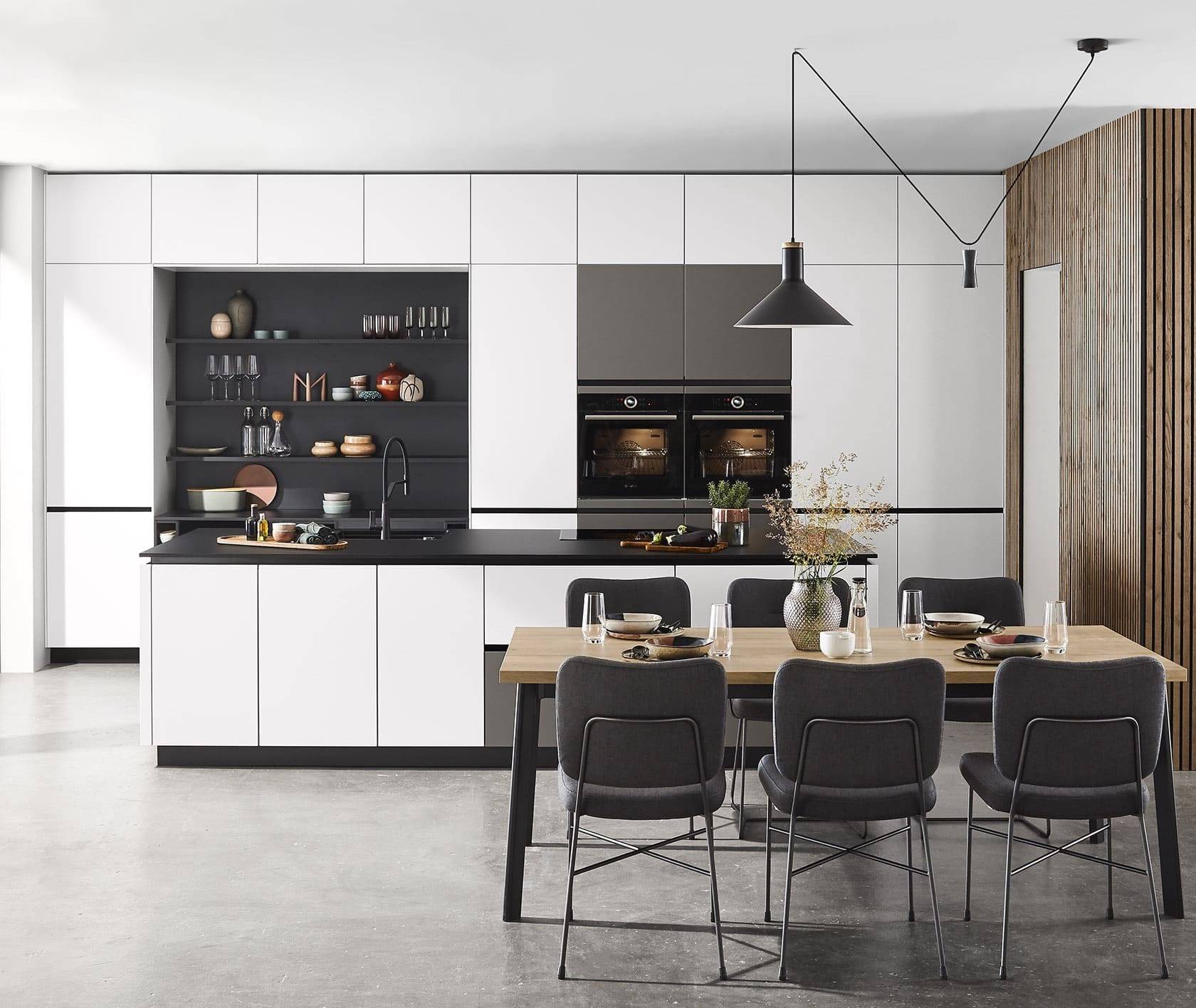 Nobilia Modern Matt White Handleless Kitchen | Lead Wolf, Gotham